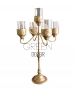 CANDELABRO 5 FIAMME GOLD