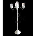 CANDELABRO 5 FIAMME BIANCO