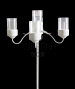 CANDELABRO 5 FIAMME BIANCO