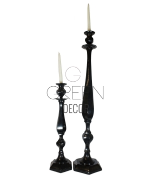 Candelabro alluminio una fiamma 